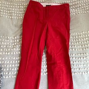Red business pants